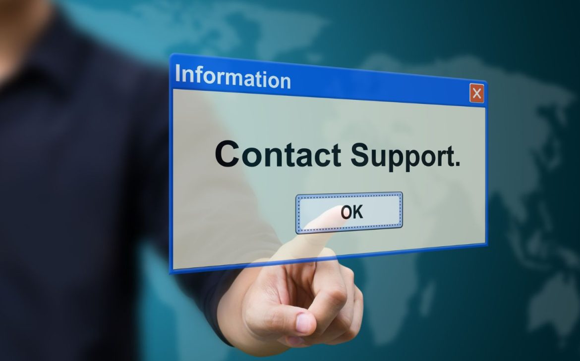 Contact support concept